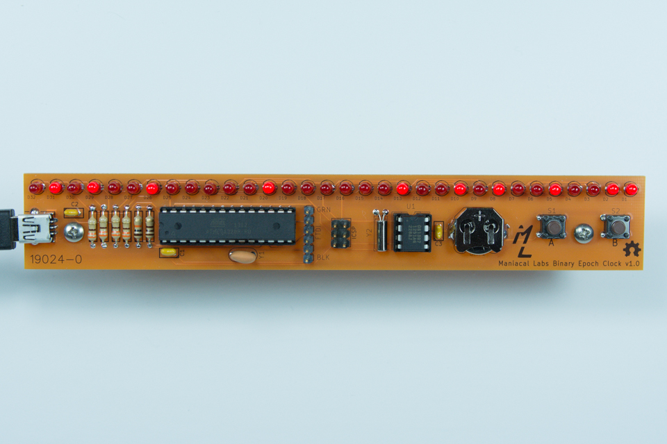 Unreadable Binary Epoch Clock Is Unreadable Hackaday