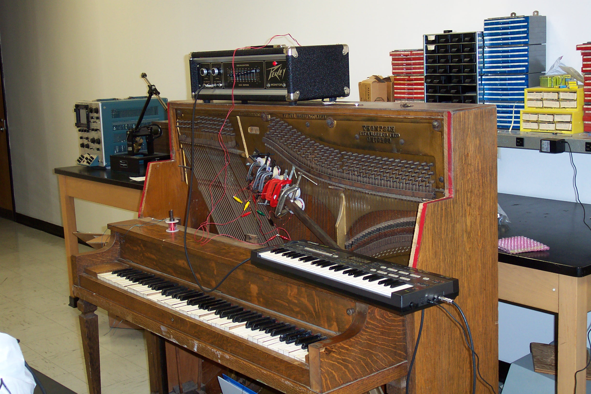 Piano Repurposed As A Resonant Synth Speaker Hackaday