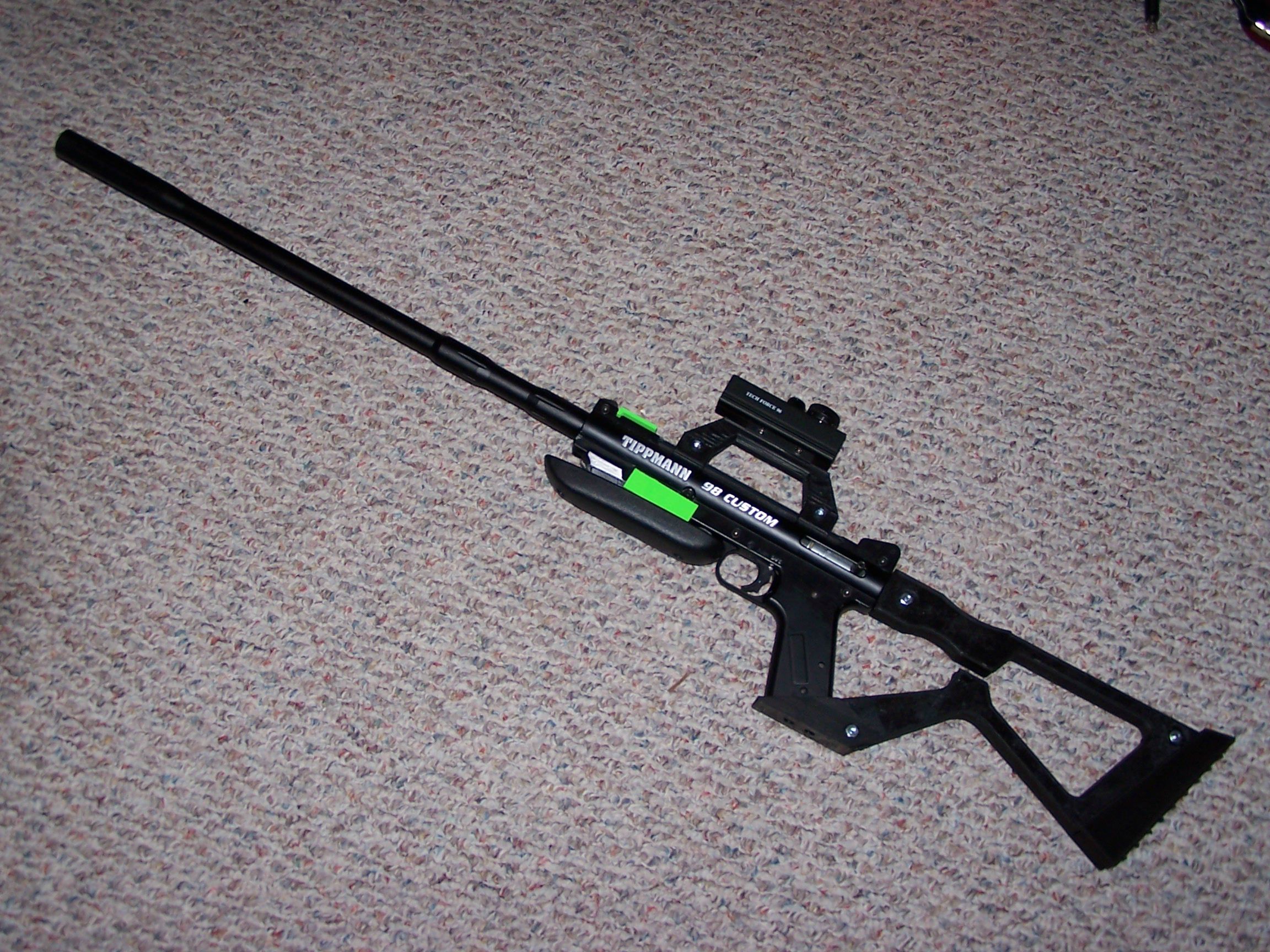 Paintball Pistol Turned Sniper Rifle Hackaday