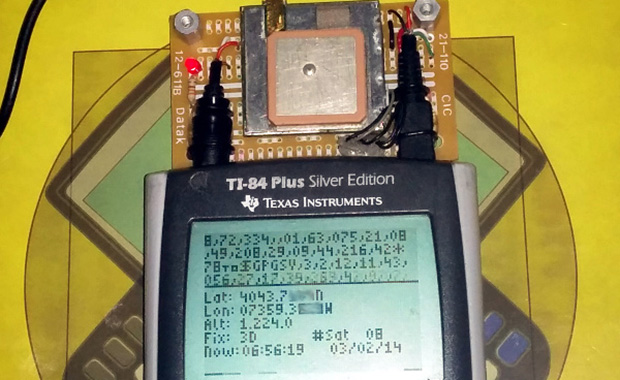 GPS For A Graphing Calculator Hackaday