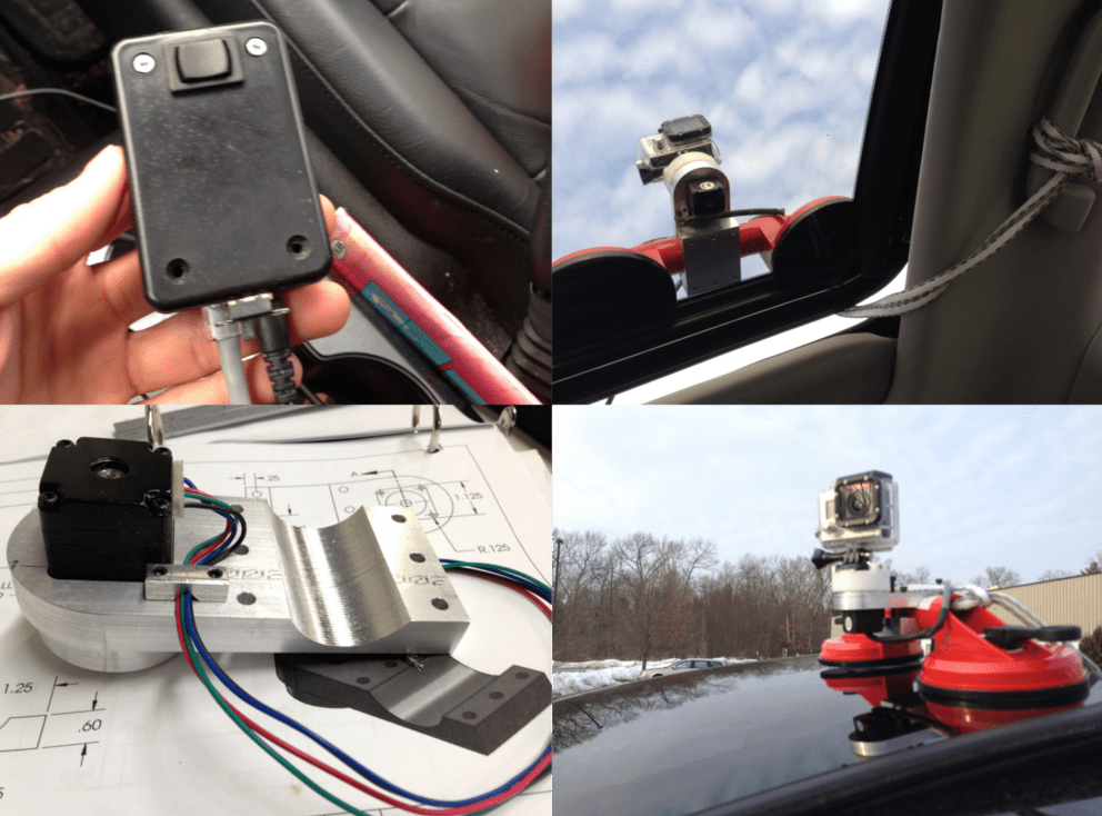 Panning GoPro Mount Catches Bad Drivers On Video | Hackaday