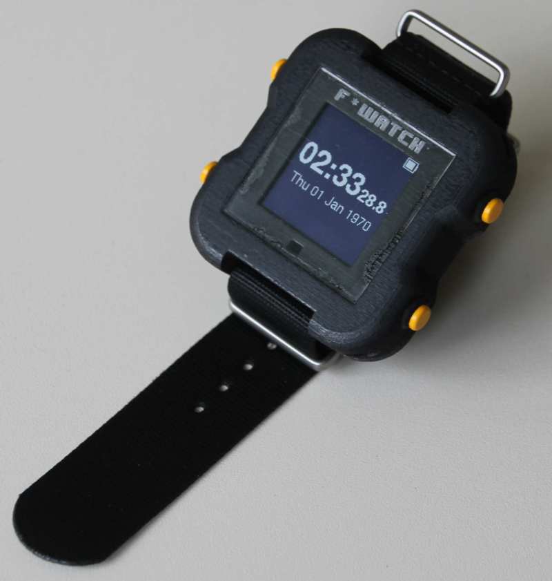Introducing The F*Watch, A Fully Open Electronic Watch Hackaday