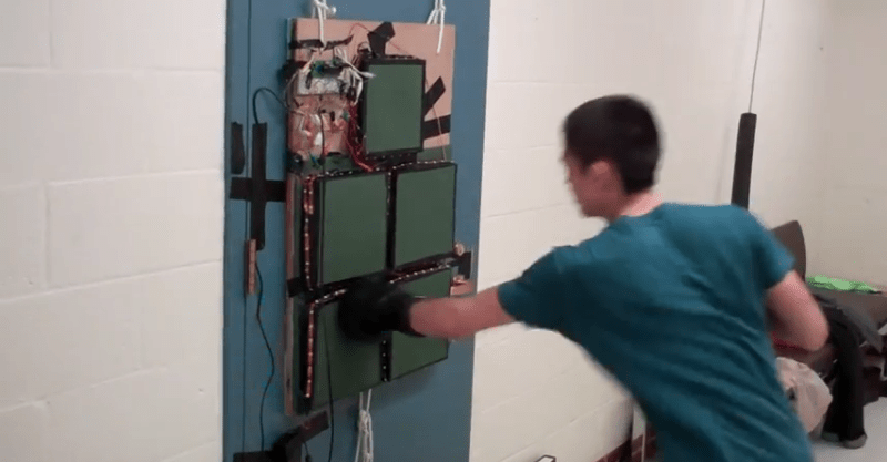Boxing Trainer Uses DIY Force Sensors Hackaday
