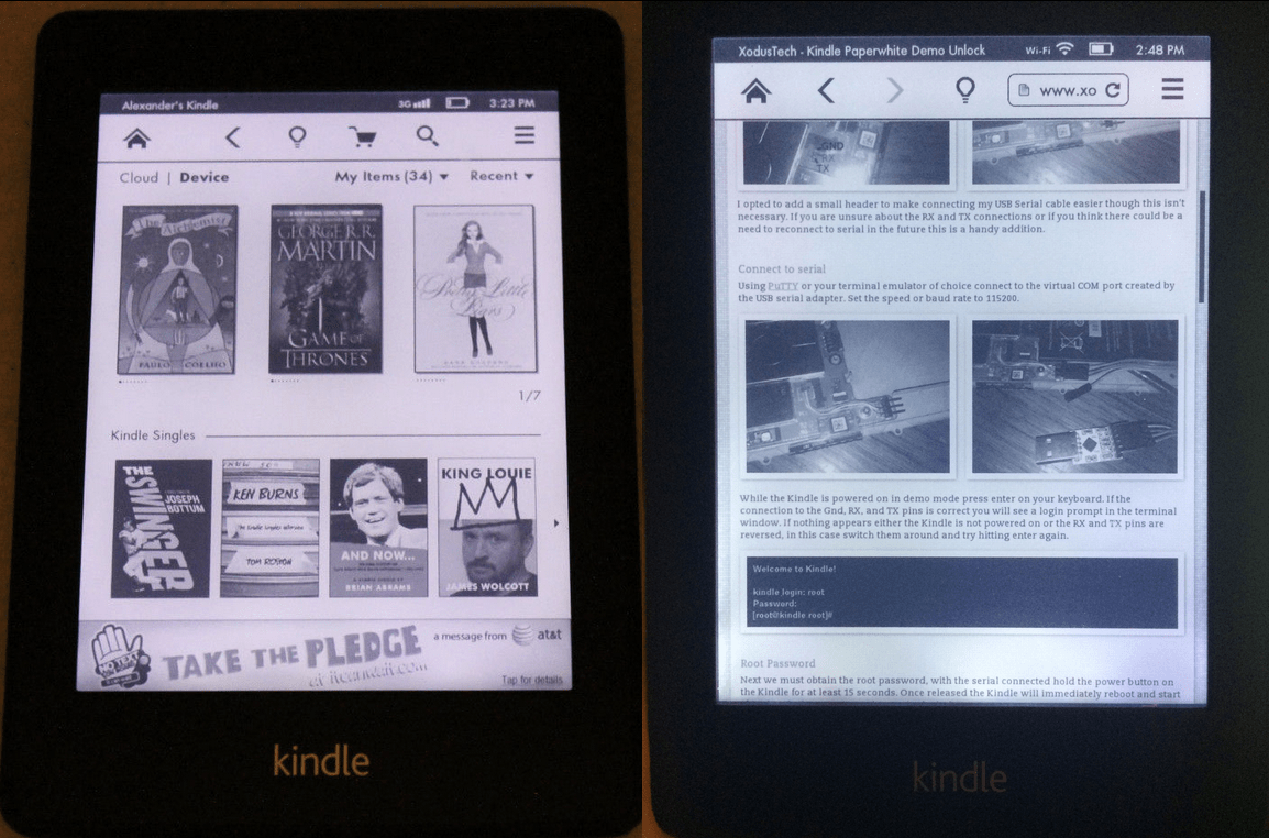 Unlock Your Demo Kindle Paperwhite Hackaday