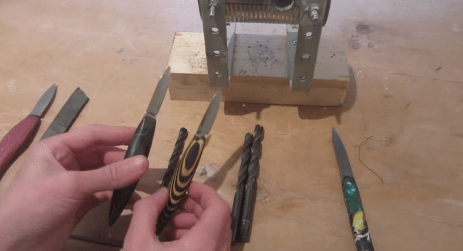 From Broken Drill Bit To Knife Backyard Basics Hackaday