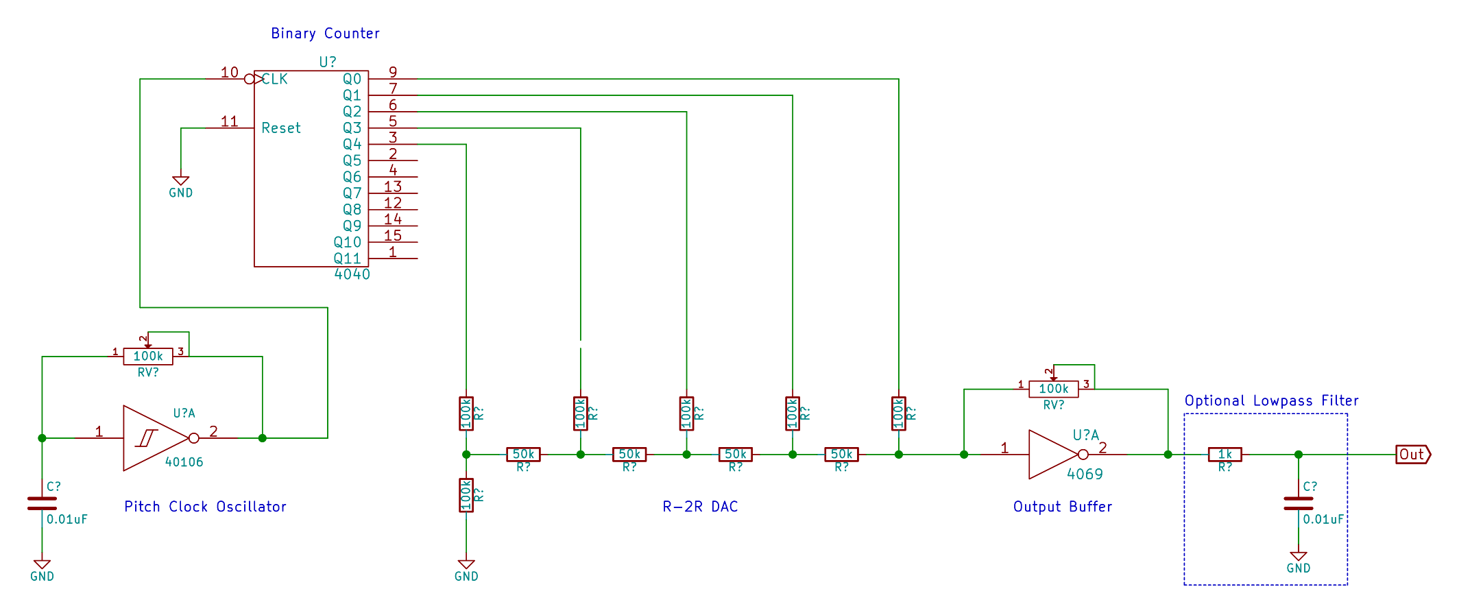 R 2r Ladder Circuit Circuit Diagram
