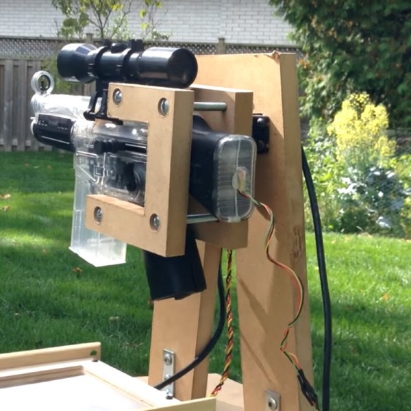 Airsoft Sentry Gun Keeps Your House Guarded Hackaday