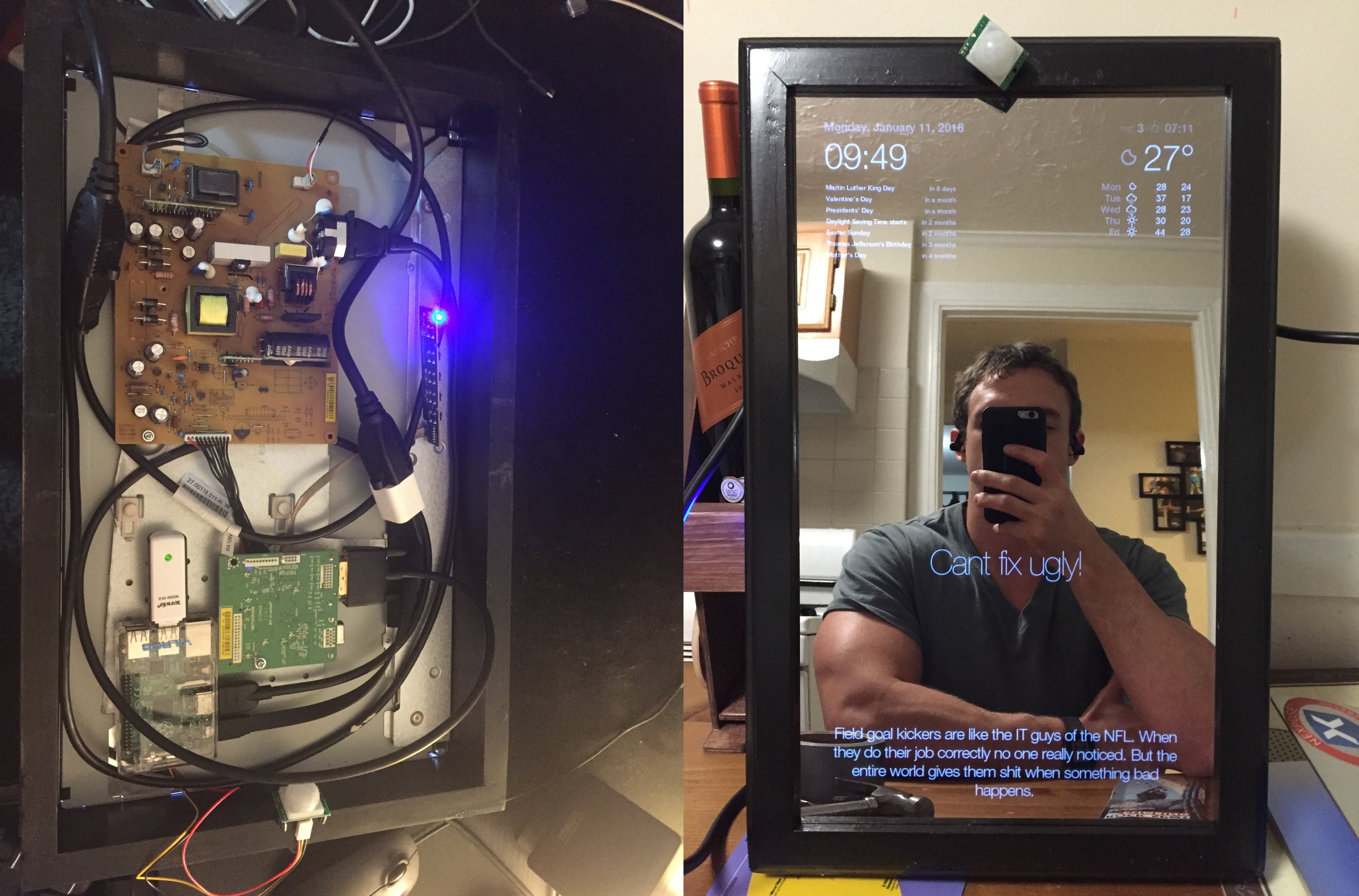 Smart Mirror Diy Raspberry Pi / Diy Smart Mirror Anleitung Zum Selber
