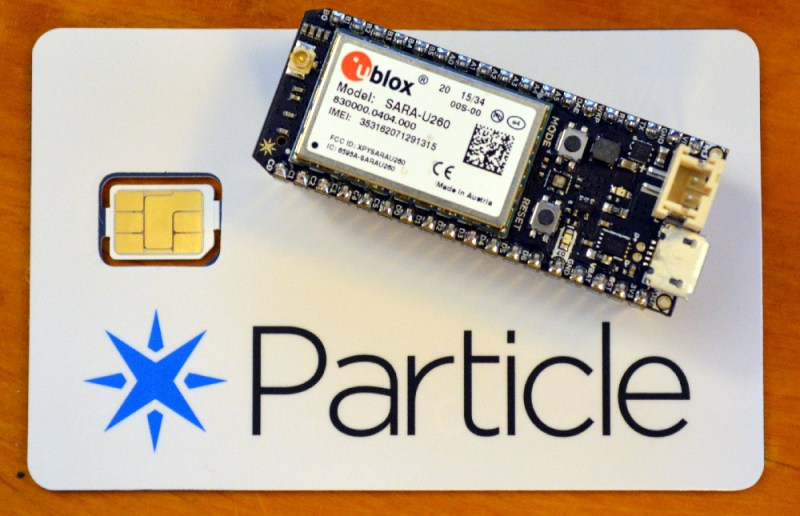 Particle Electron The Solution To Cellular Things Hackaday