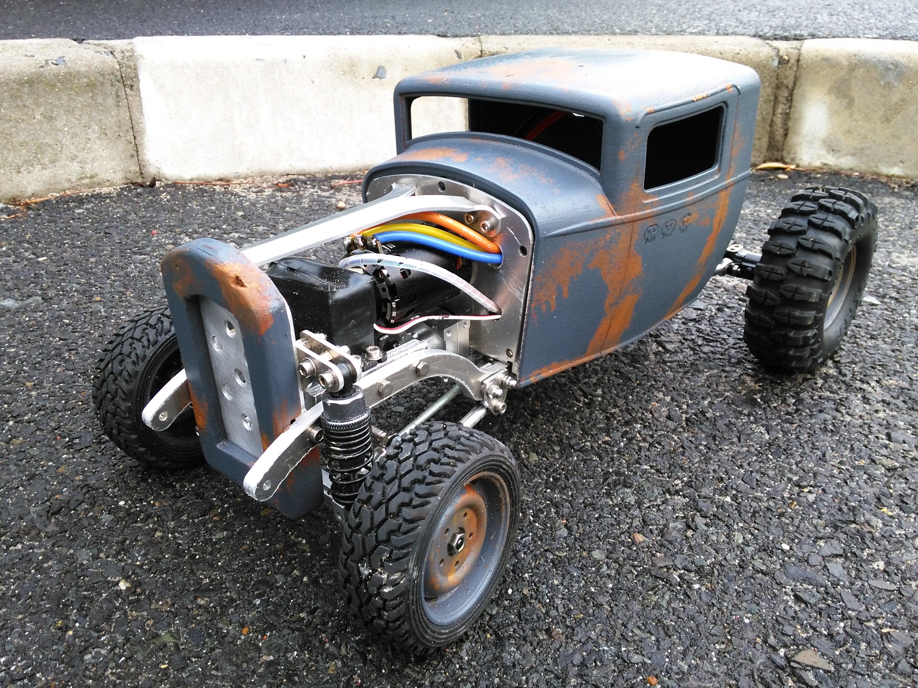 R/C Hot Rod Built Completely From Scratch Hackaday