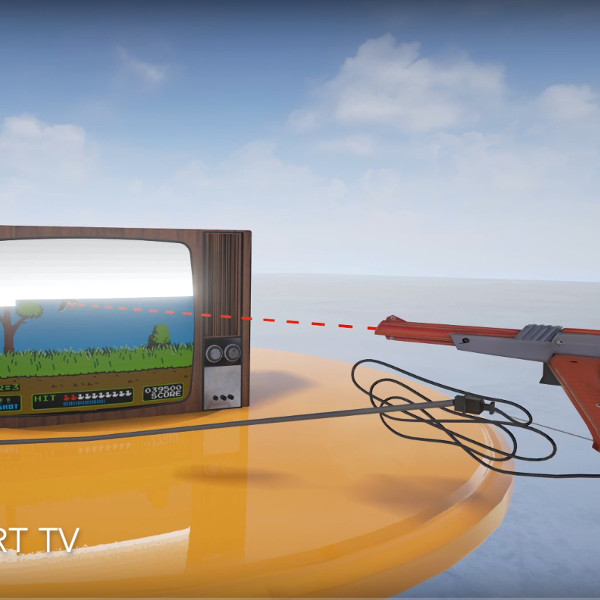 Tricking Duck Hunt To See A Modern LCD TV As CRT Hackaday