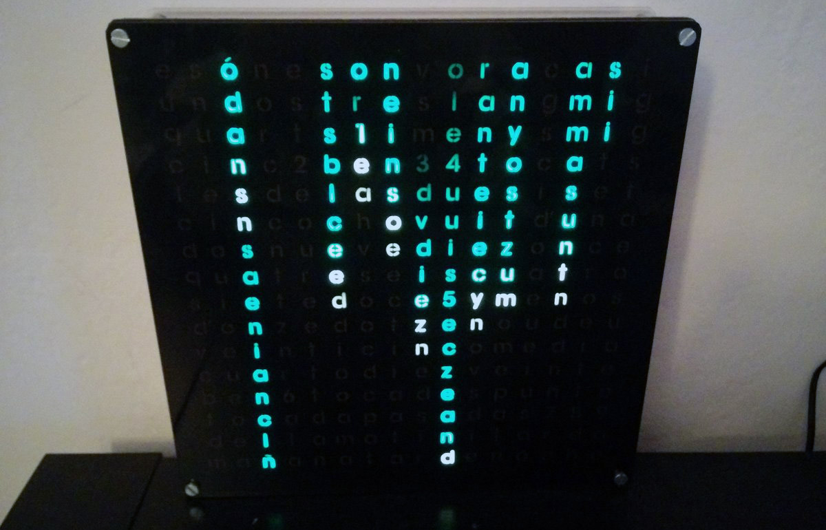 Realize The Truth… There Is No Word Clock Hackaday
