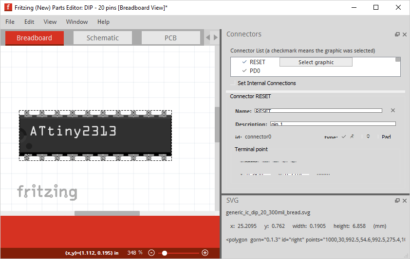 Creating A PCB In Everything Creating A Custom Part In Fritzing Hackaday