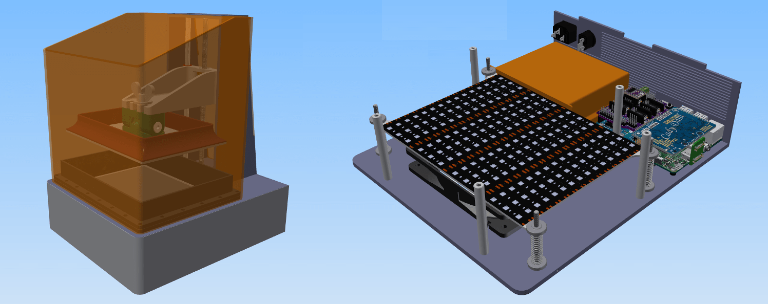 Hackaday Prize Entry Diy Lcd Based Sla 3d Printer Hackaday