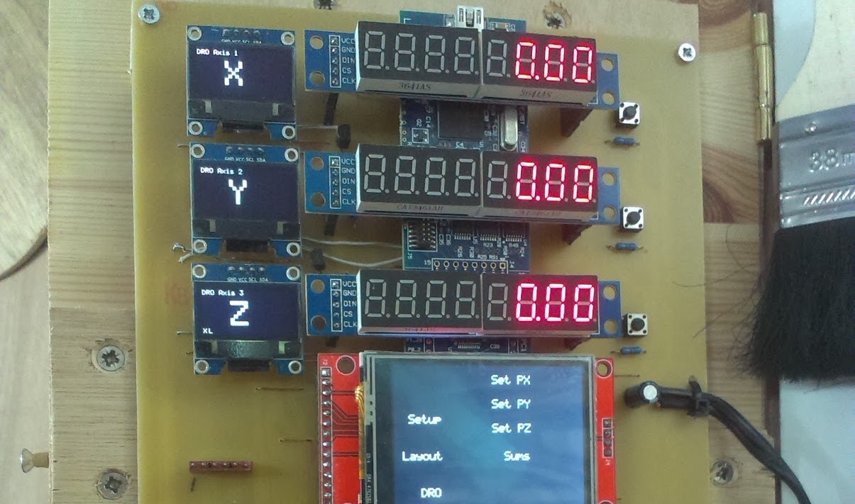 Making An Inexpensive DRO | Hackaday