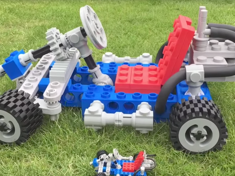 QuintupleSized LEGO GoKart Hackaday