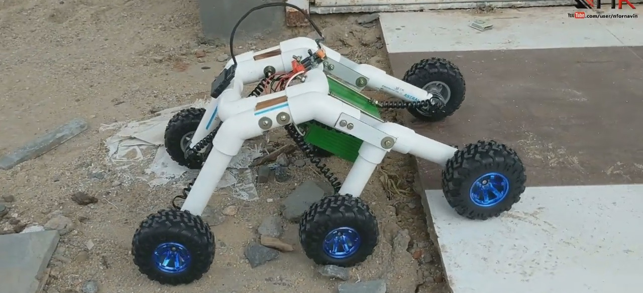 Simple StepClimbing Robot Climbs Like It’s On Mars Hackaday