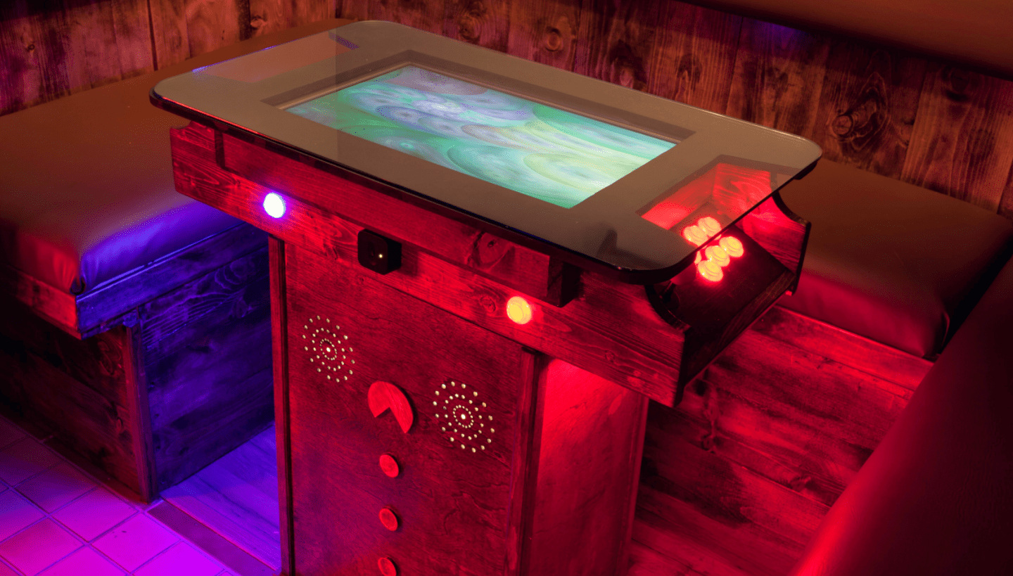 DIY Diner Booth With Cocktail Table Arcade Hackaday