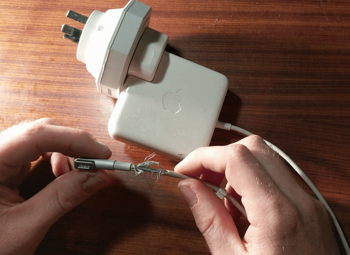Damaged Magsafe Charger Hackaday