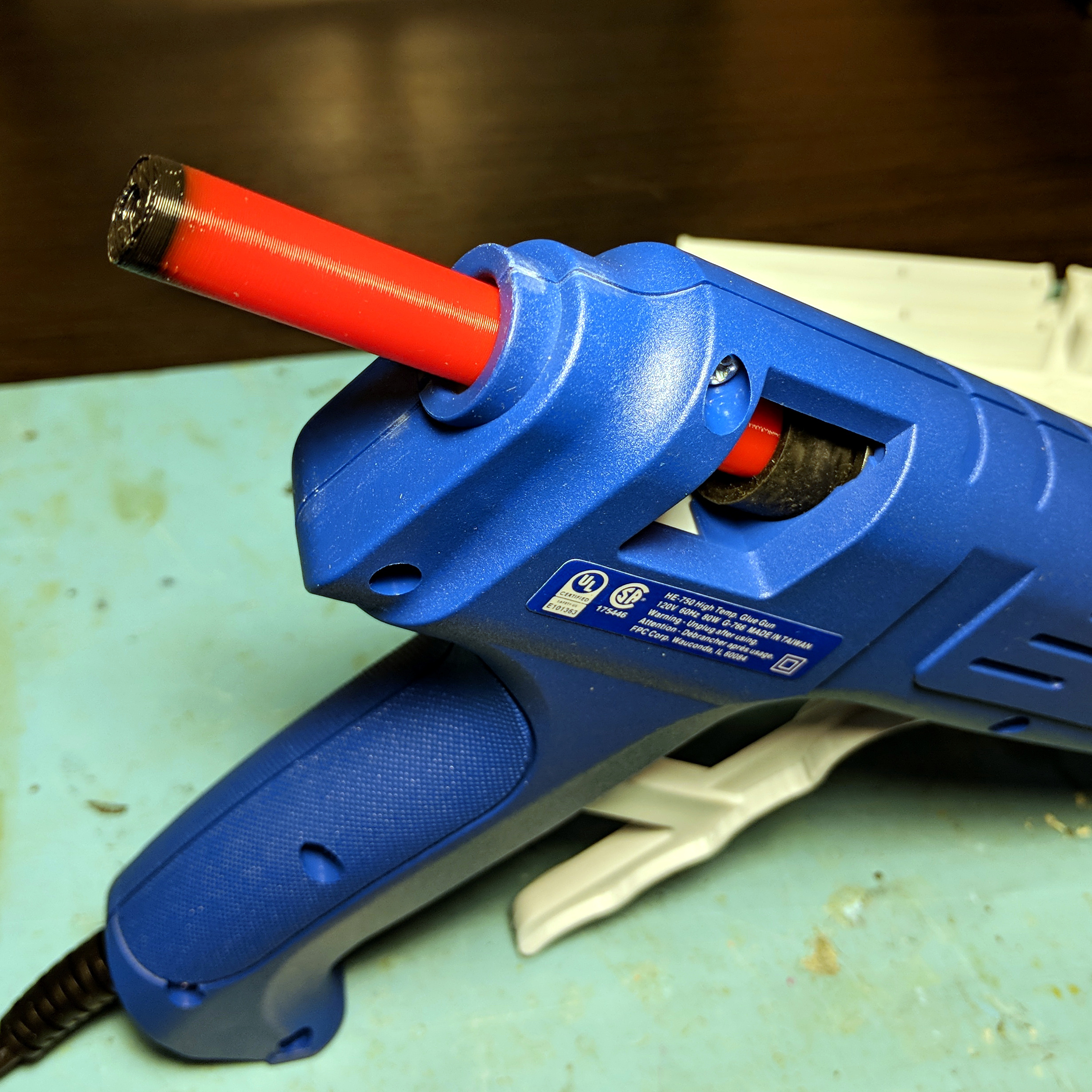 3D Printering Printing Sticks For A PLA Hot Glue Gun Hackaday