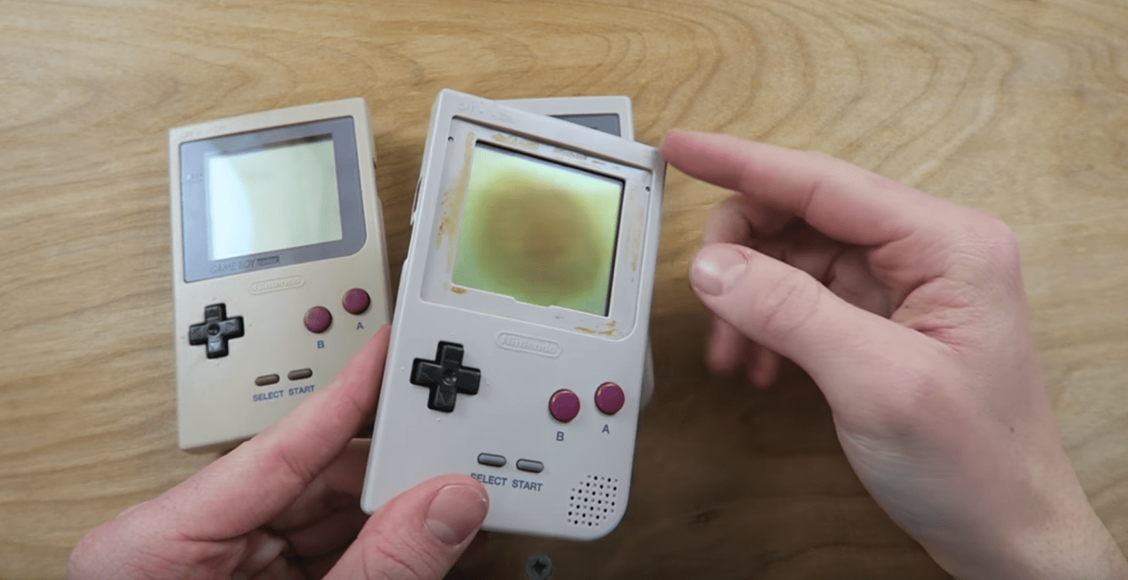Repairing A Sunburned Game Boy Screen Hackaday Repairing A Sunburned Game Boy Screen Hackaday