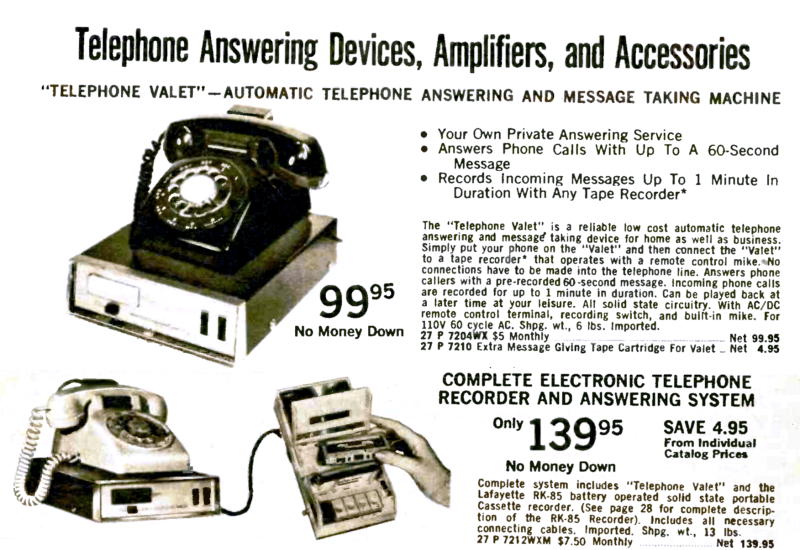 The Bad Old Days Of Telephone Answering Machines Hackaday