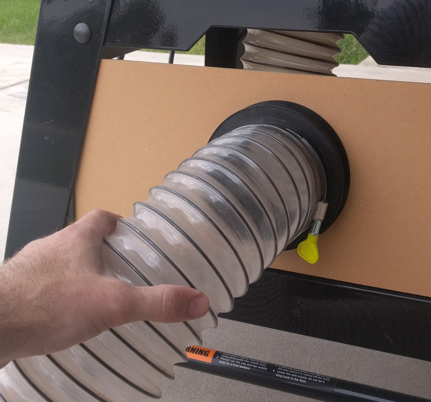 3D Printed Dust Port Keeps Shop Clean Hackaday