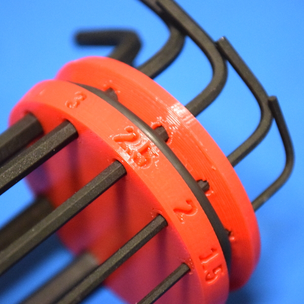 Printed It Parametric Hex Key Holder Hackaday