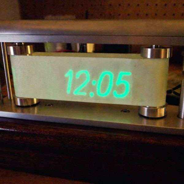 UV Glow Clock Tells The Time Glowingly Hackaday