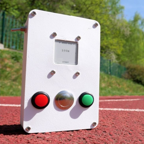 Build A Sprint Race Timer To Help Your Training Hackaday