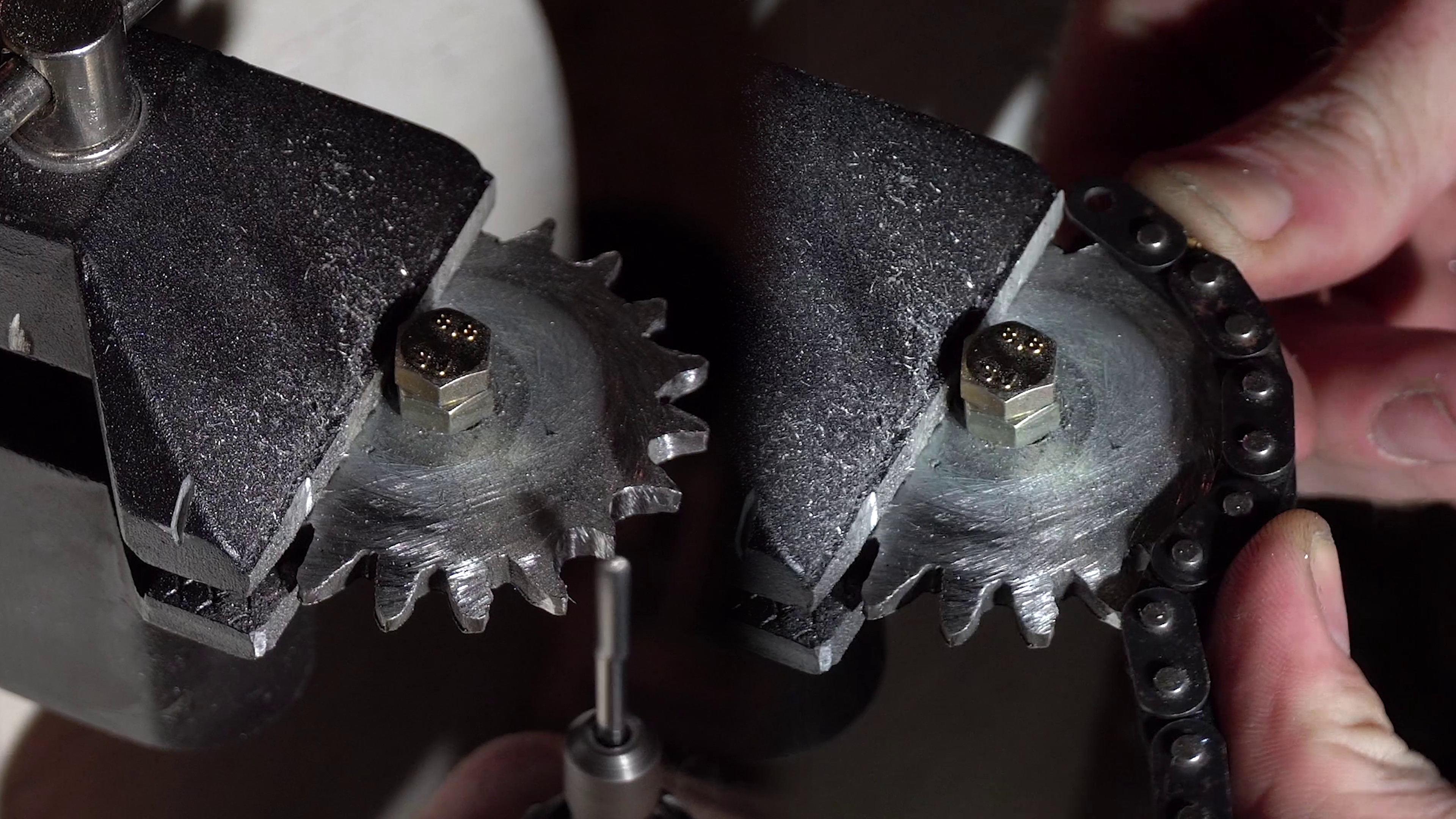 How To Make An Electric Scooter Chain Sprocket With Nothing But Hand