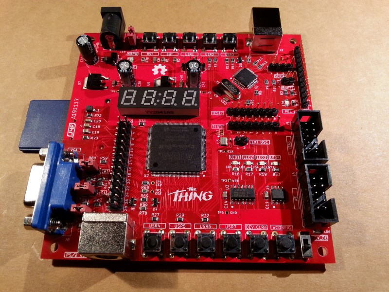 “The Thing” A Homemade FPGA Board Hackaday