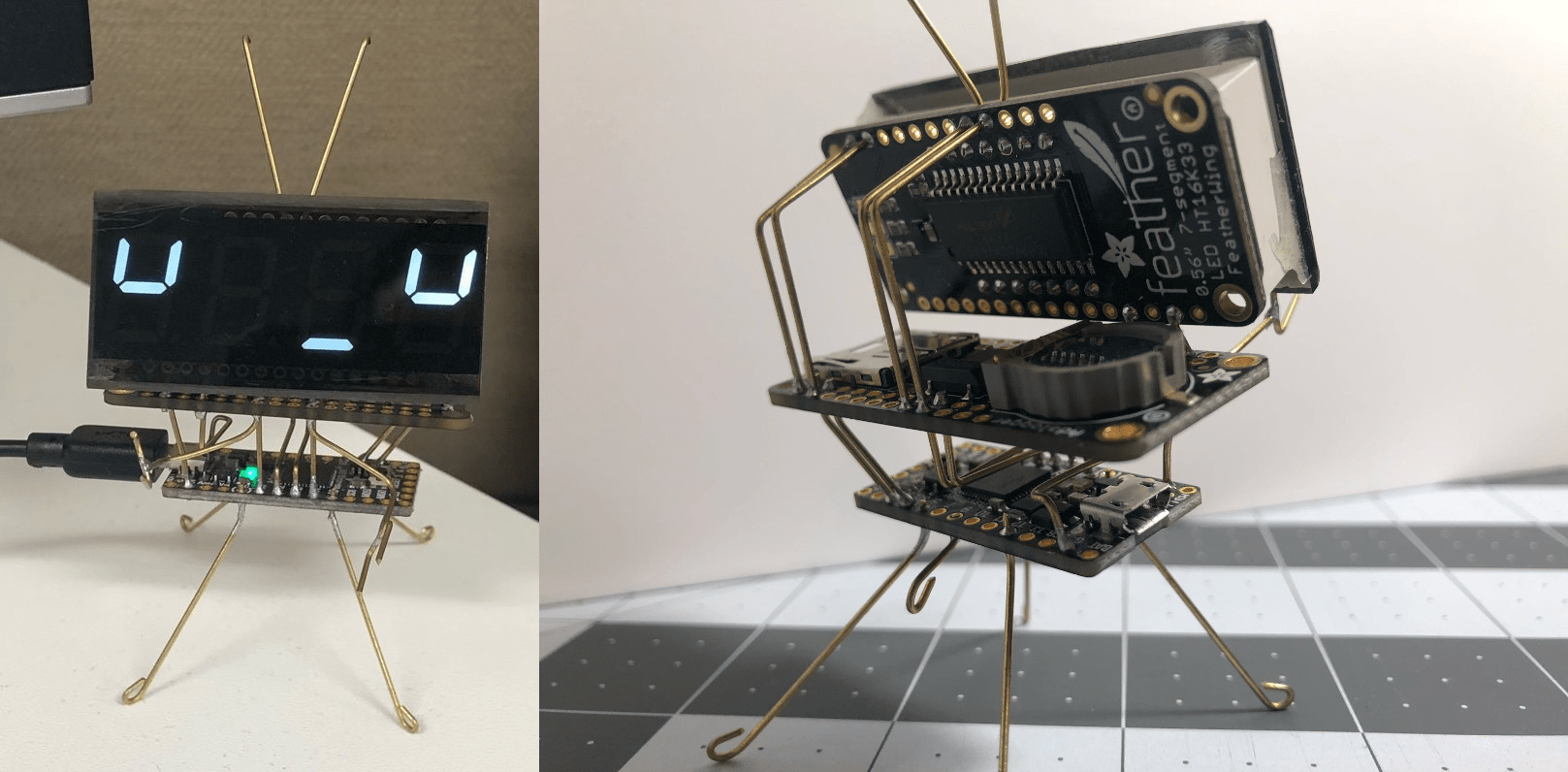 CircuitPython Sculpture Clock Adds Character To Any Desk Hackaday