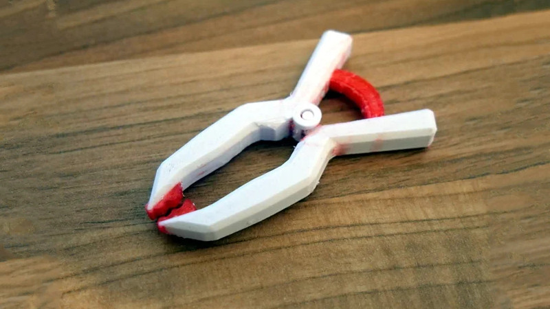 Spring Clamp Is Completely 3D Printed | Hackaday