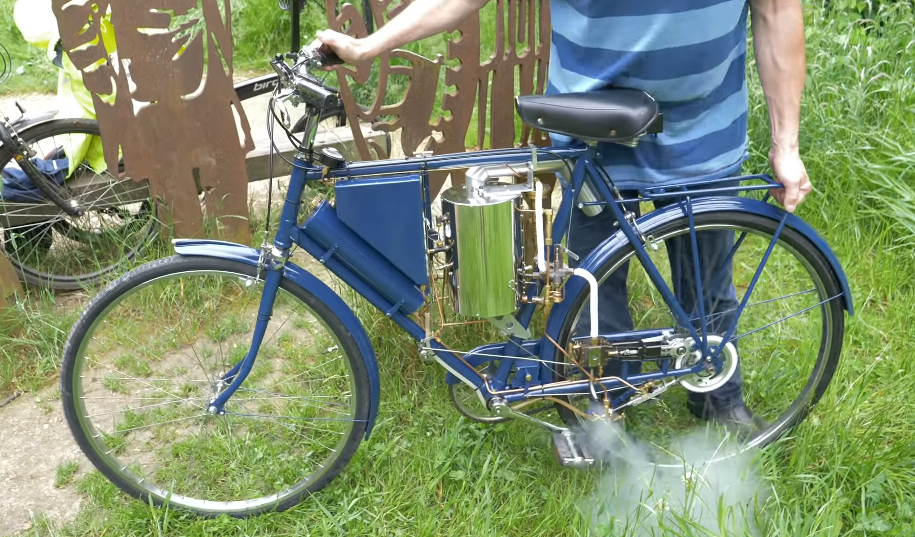 The Gentleman’s Steam Bicycle Hackaday