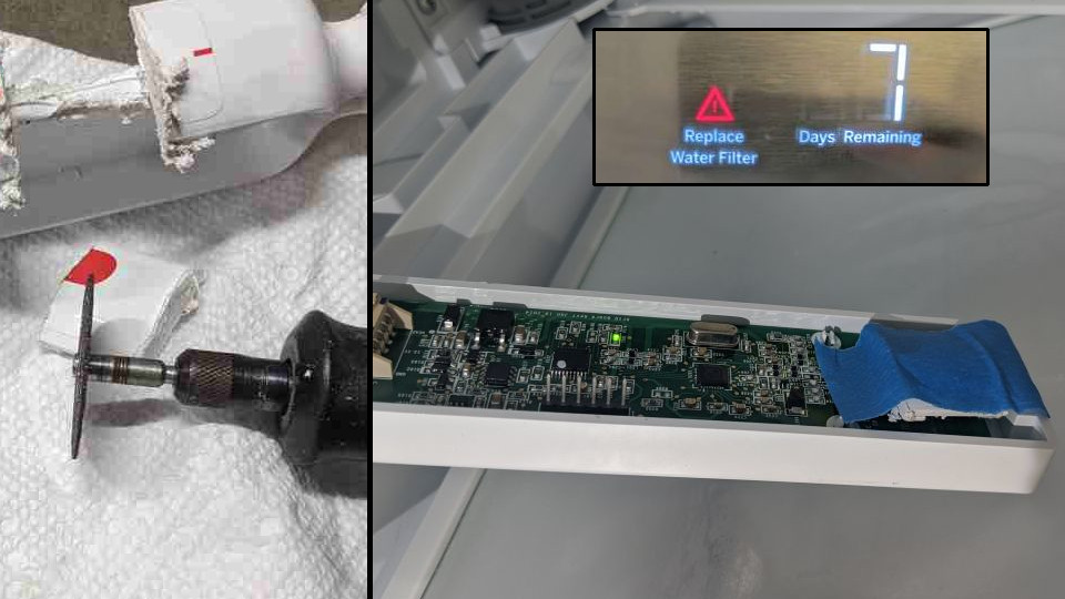 Defeating Fridge DRM With Duct Tape And A Dremel Hackaday