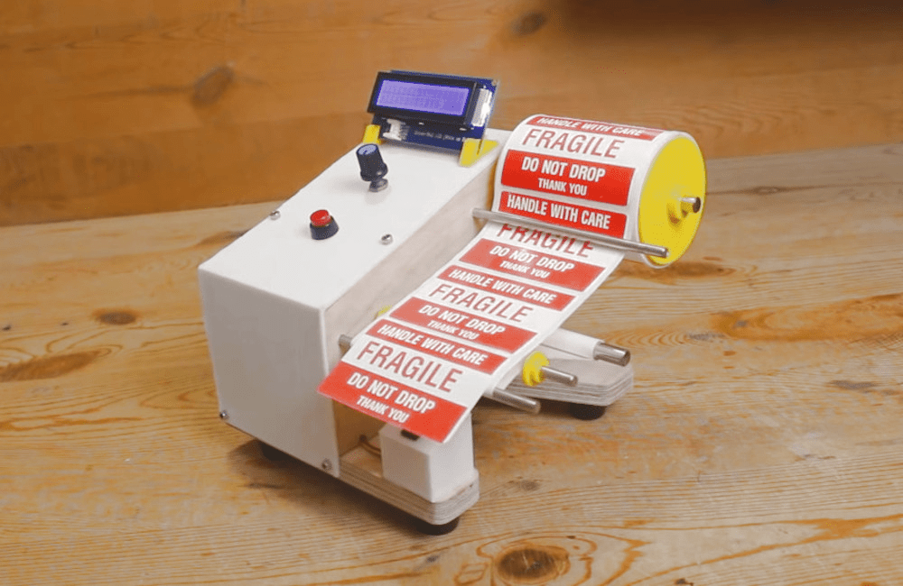 An Automatic Label Dispenser For Quicker Stickers Hackaday