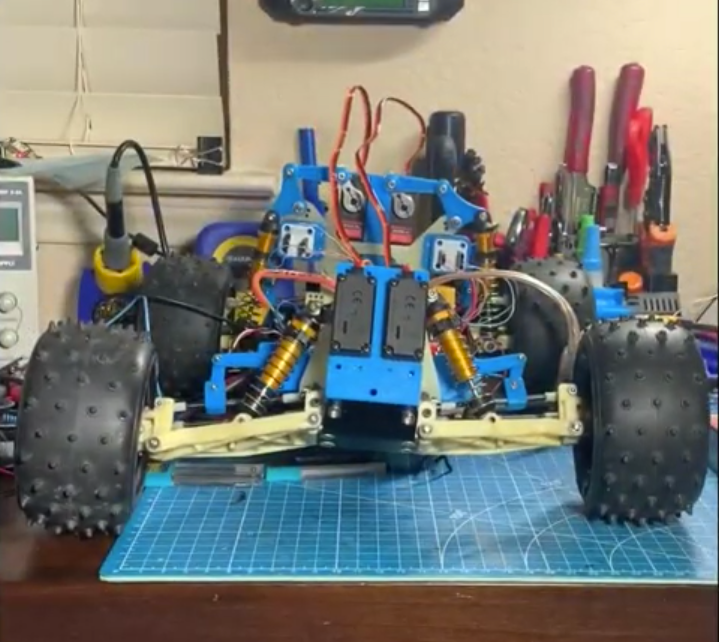 Remote Controlled Car Gets Active Suspension Hackaday