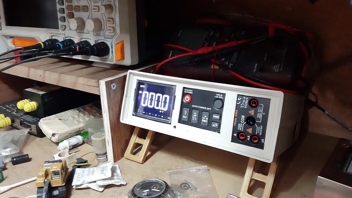 Handheld Multimeter Converted For Bench Top Use Hackaday