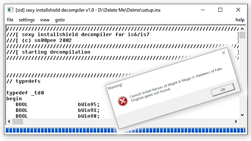 Fixing A Broken Game Installer By Sheer Force Of Will | Hackaday