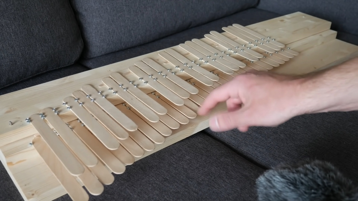 PopsicleStick Piano Sounds Sweet Hackaday