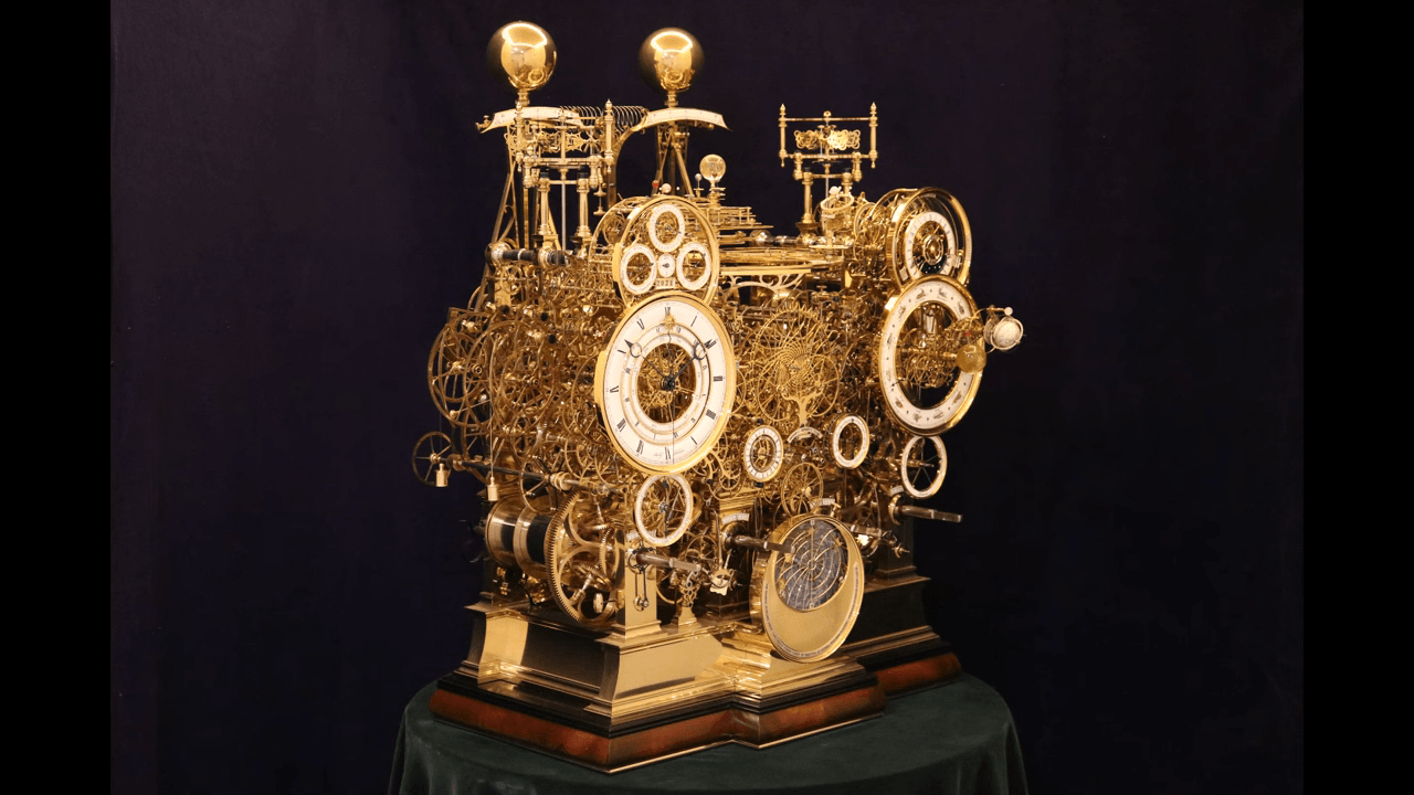 An Astronomical Mechanical Clock, In More Ways Than One Hackaday
