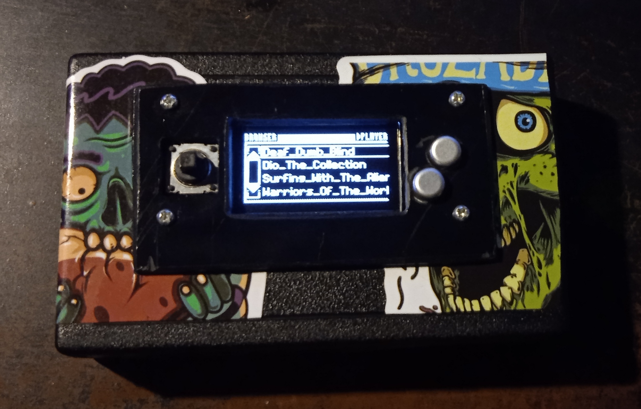 Portable PI Powered Music Player Hackaday