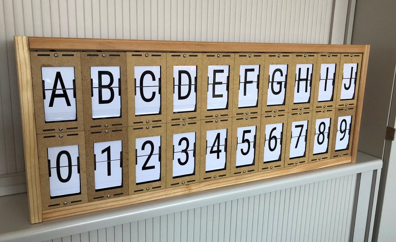 What Is Split Flap Display Board Design Talk