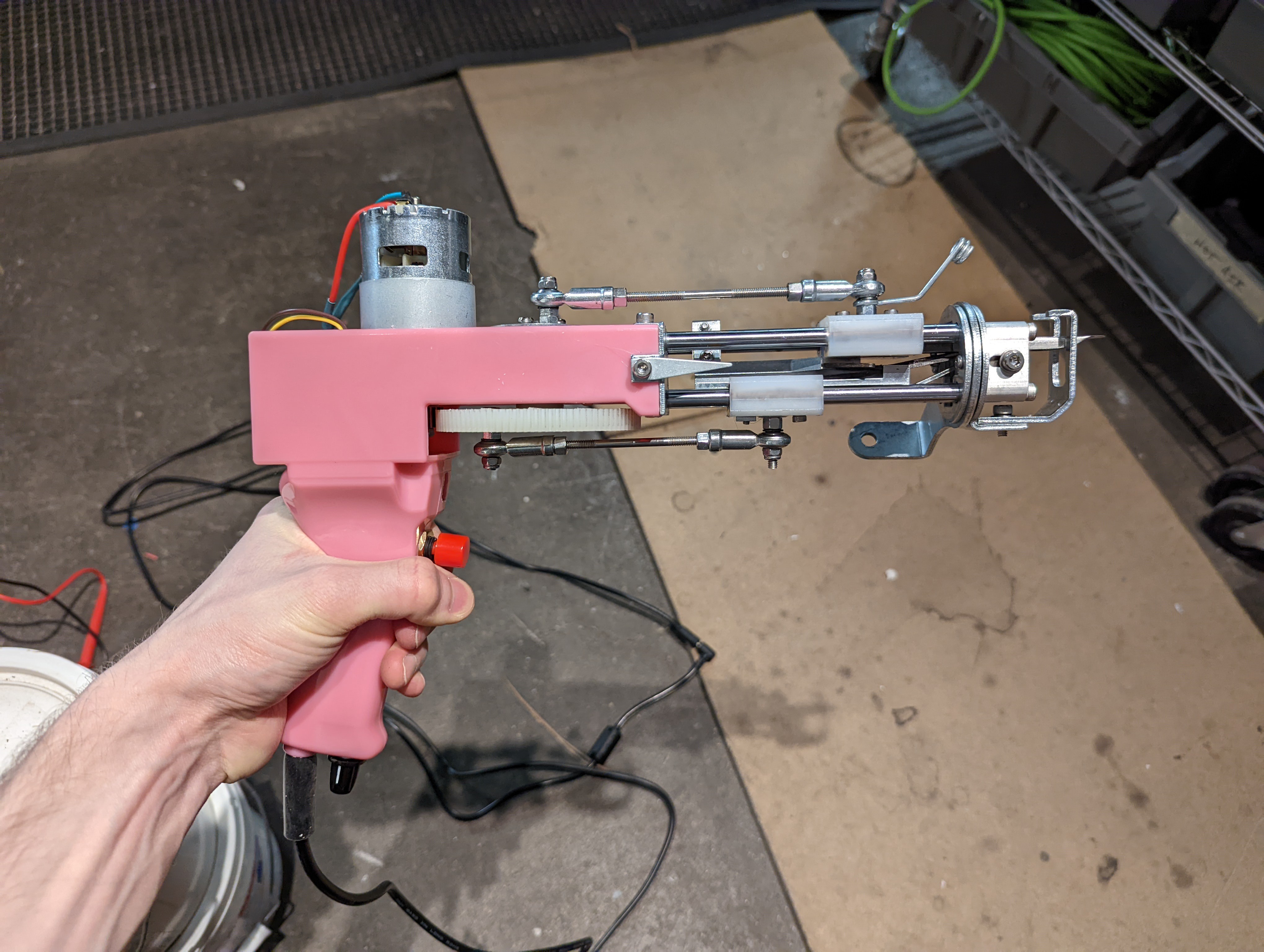 Robotic Tufting Gun Fires Off CNC Textiles Hackaday