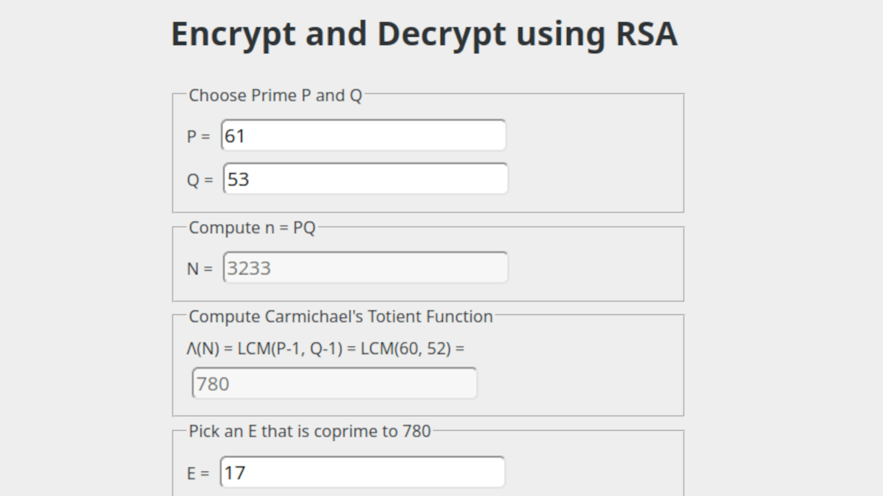 Lift The Veil On RSA With This RSA Calculator Hackaday