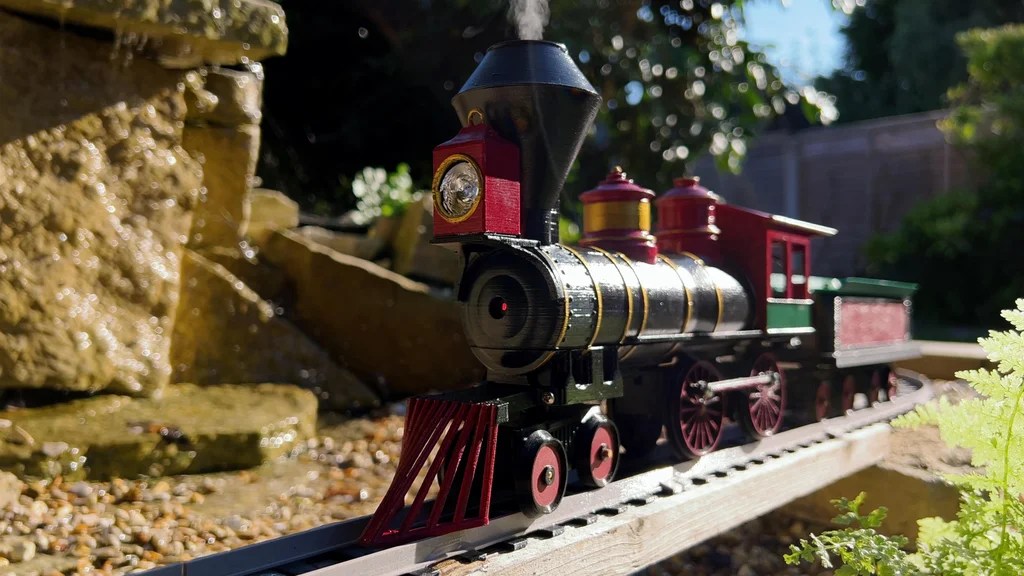 3D Print Yourself A Tiny Steam Train Complete With Smoke Effects Hackaday