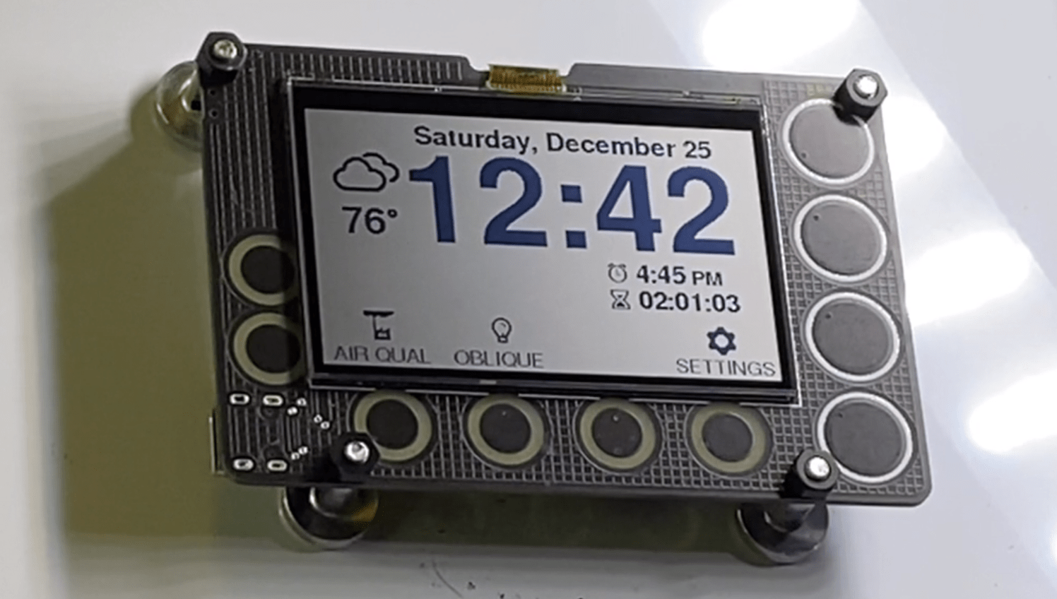 A Peppy Low Power Wall Mounted Display TrendRadars