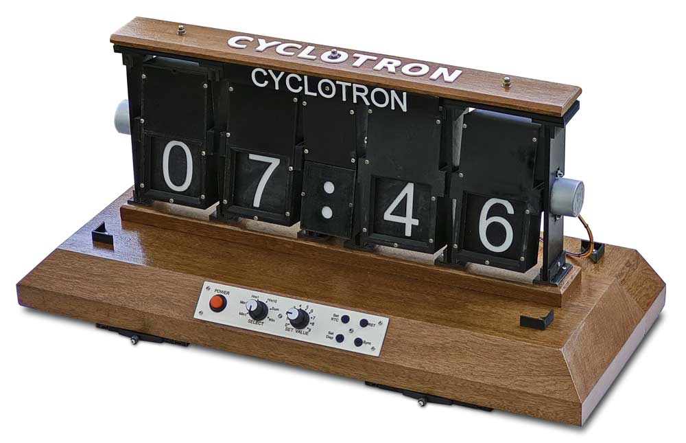 A Flipping, PerpetuallyRotating Clock