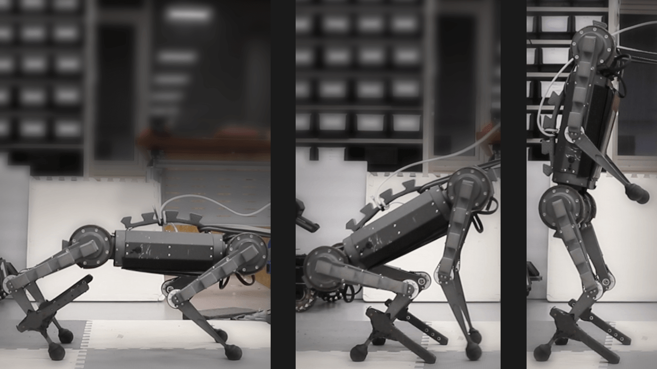 Simple Mod Lets Quadruped Robot Stand And Walk Hackaday